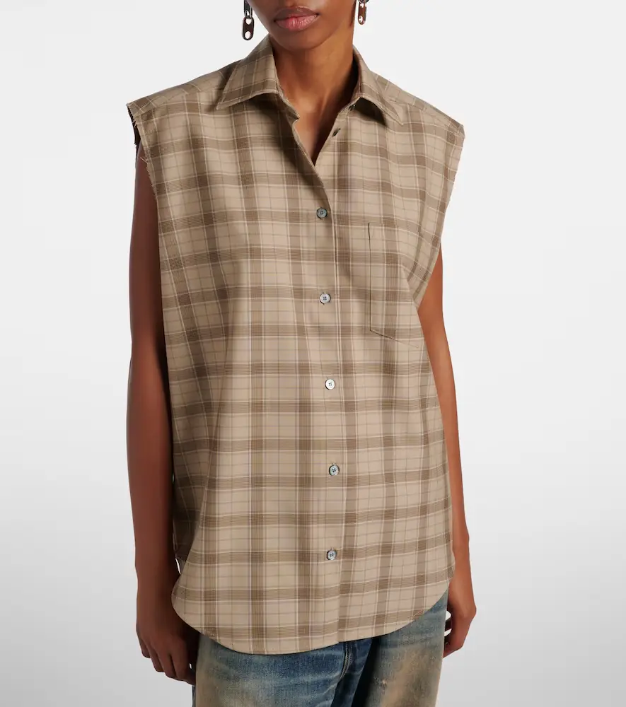 Acne Studios Checked wool shirt | Thumbnail 2 Acne Studios Checked wool shirt | Thumbnail 2