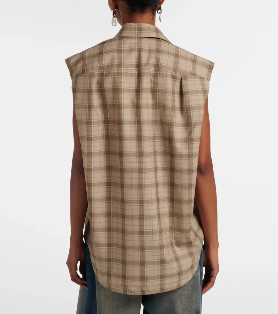 Acne Studios Checked wool shirt | Thumbnail 3 Acne Studios Checked wool shirt | Thumbnail 3