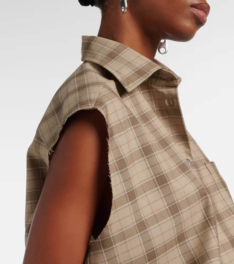 Acne Studios Checked wool shirt | Thumbnail 7 Acne Studios Checked wool shirt | Thumbnail 7