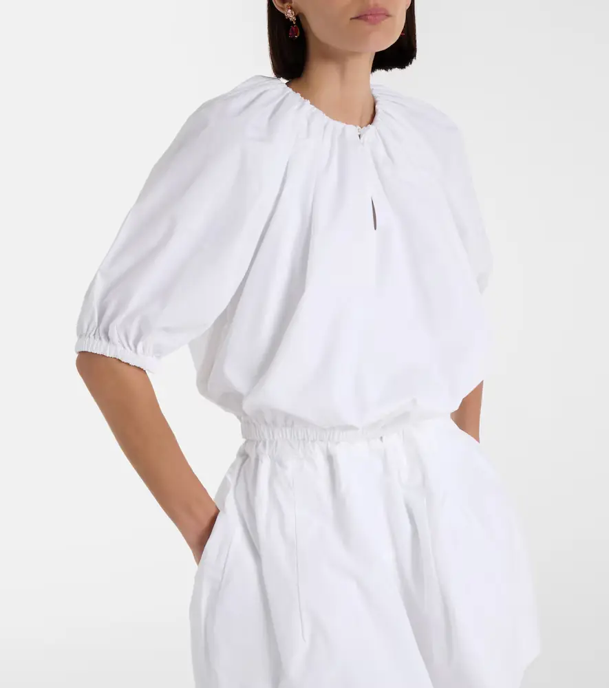 Patou Gathered cotton top | Thumbnail 3
