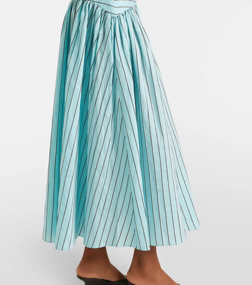 Staud Procida striped cotton-blend maxi skirt | Thumbnail 5 Staud Procida striped cotton-blend maxi skirt | Thumbnail 5