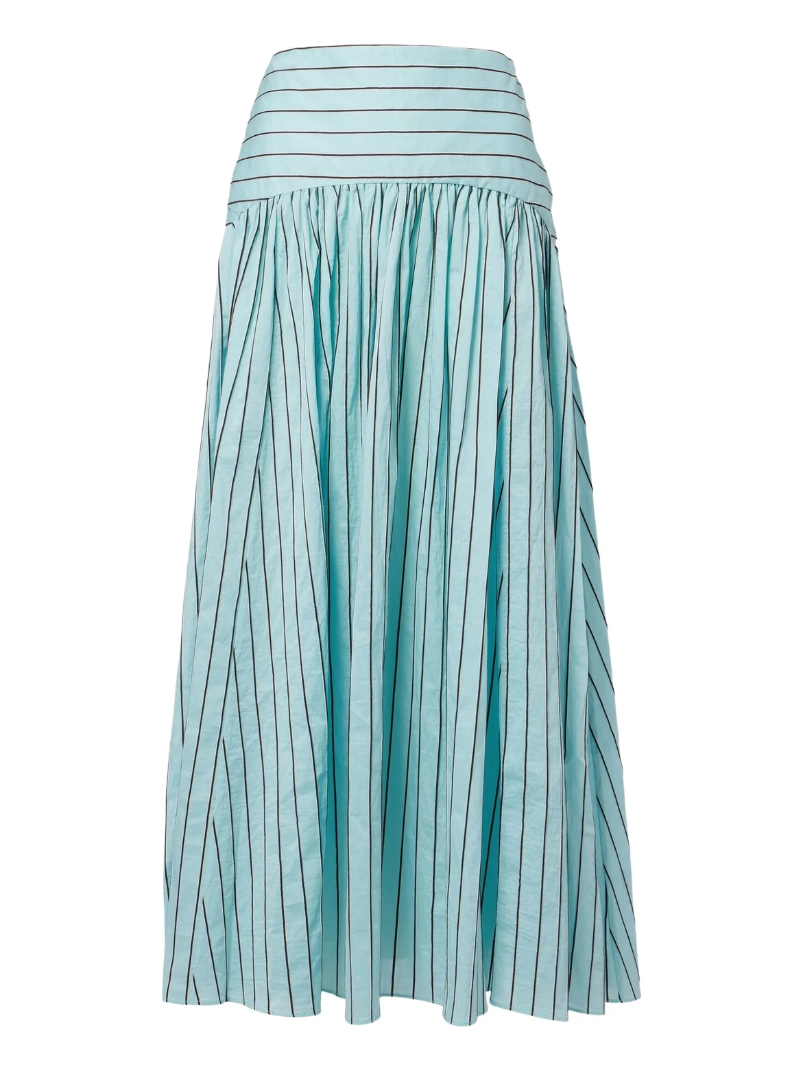 Procida striped cotton-blend maxi skirt Procida striped cotton-blend maxi skirt