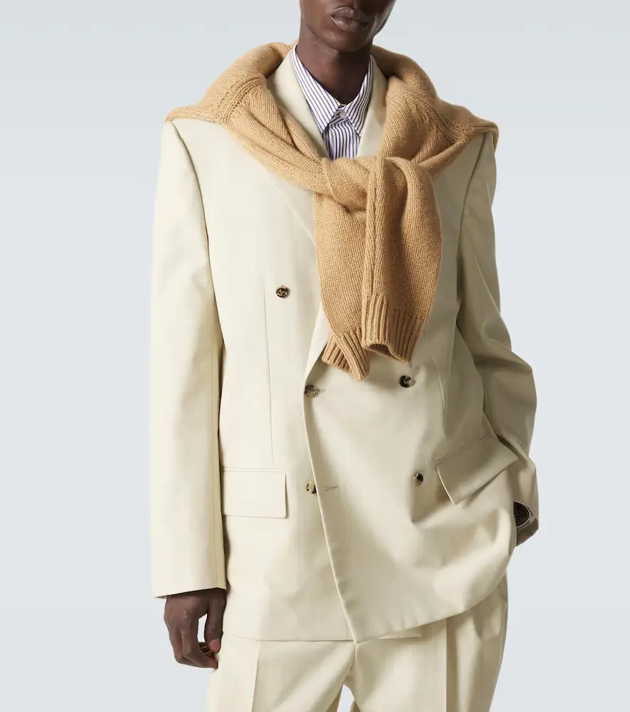 Bottega Veneta Wool and cotton gabardine suit jacket | Thumbnail 5 Bottega Veneta Wool and cotton gabardine suit jacket | Thumbnail 5