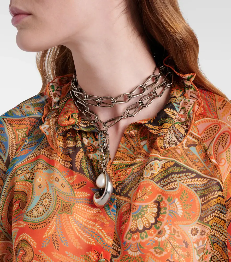 Etro Embellished chain necklace | Thumbnail 5