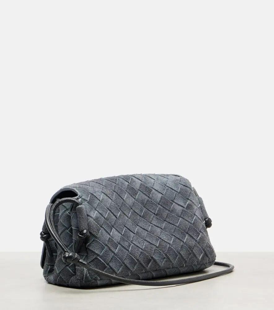 Bottega Veneta Notturno Intrecciato suede crossbody bag | Thumbnail 6