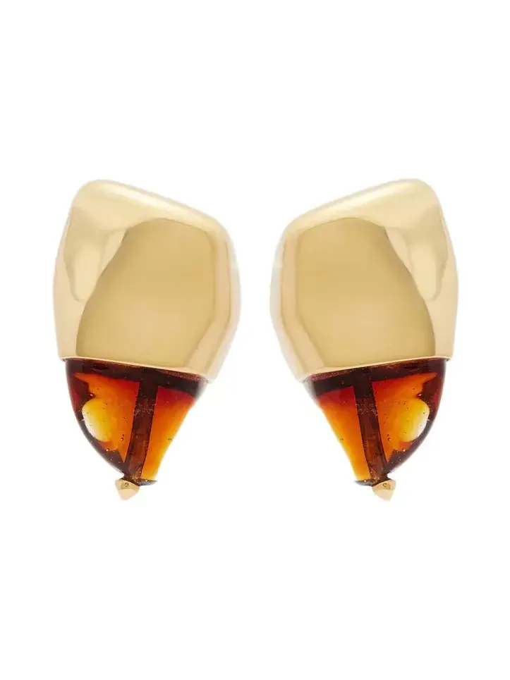 Prisma Small 18kt gold-plated earrings
