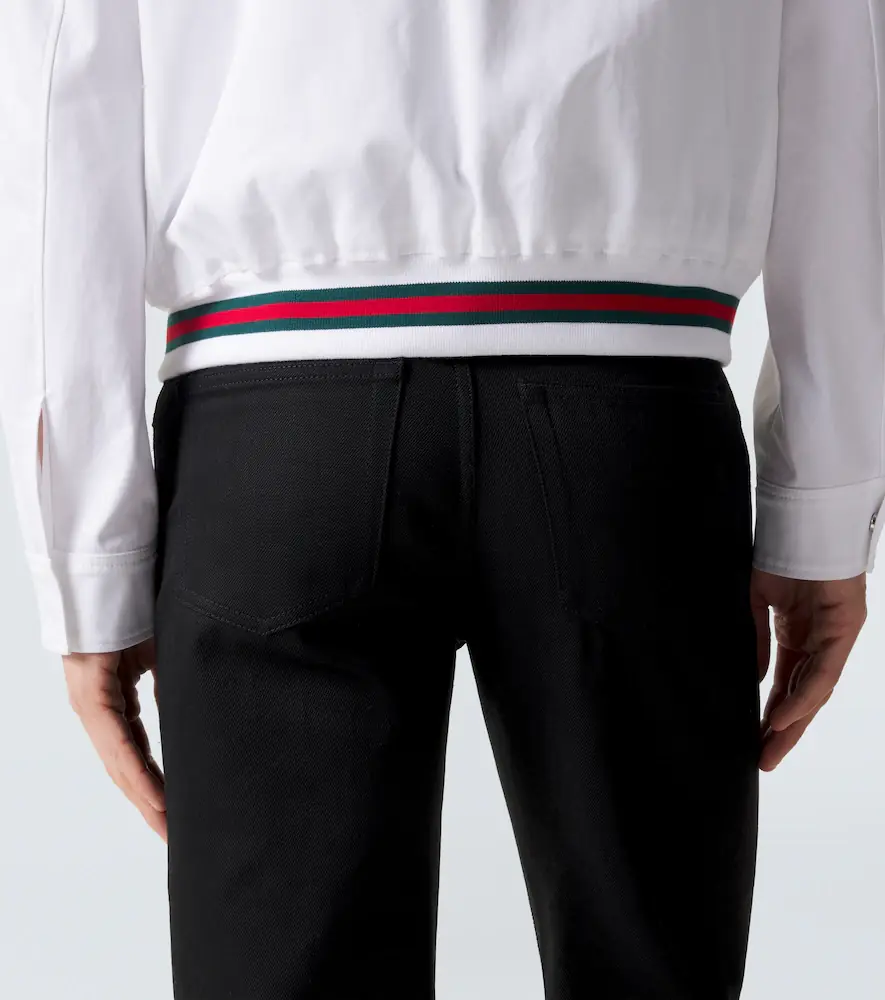 Gucci Web Stripe cotton twill jacket | Thumbnail 2