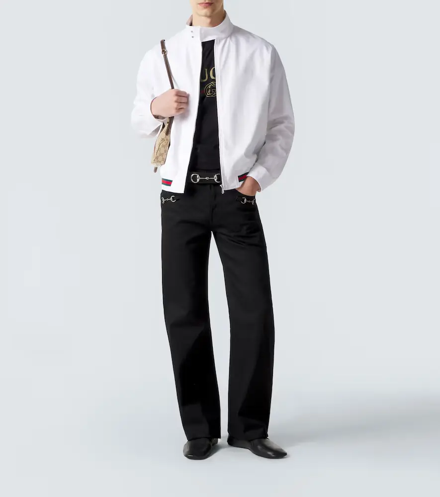 Gucci Web Stripe cotton twill jacket | Thumbnail 4