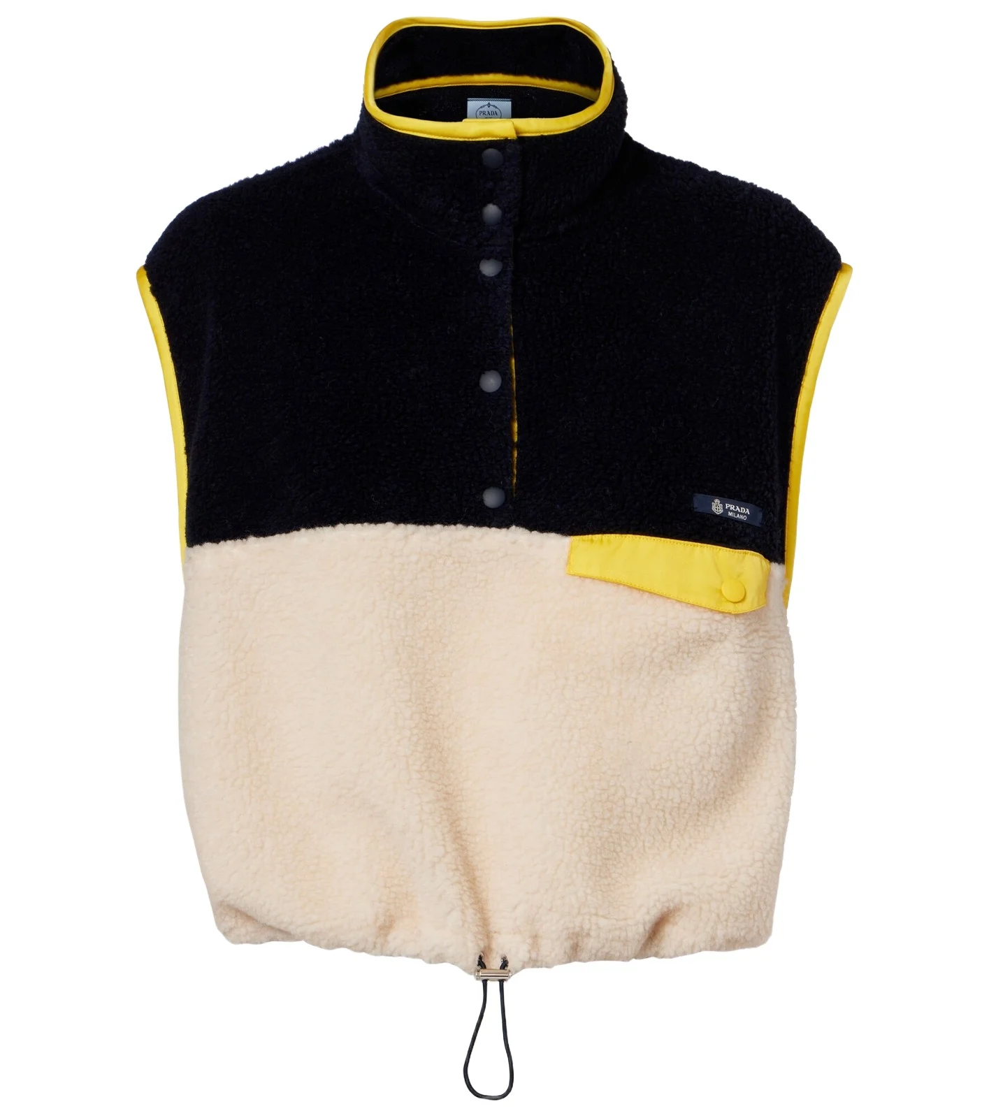Cropped teddy vest Cropped teddy vest