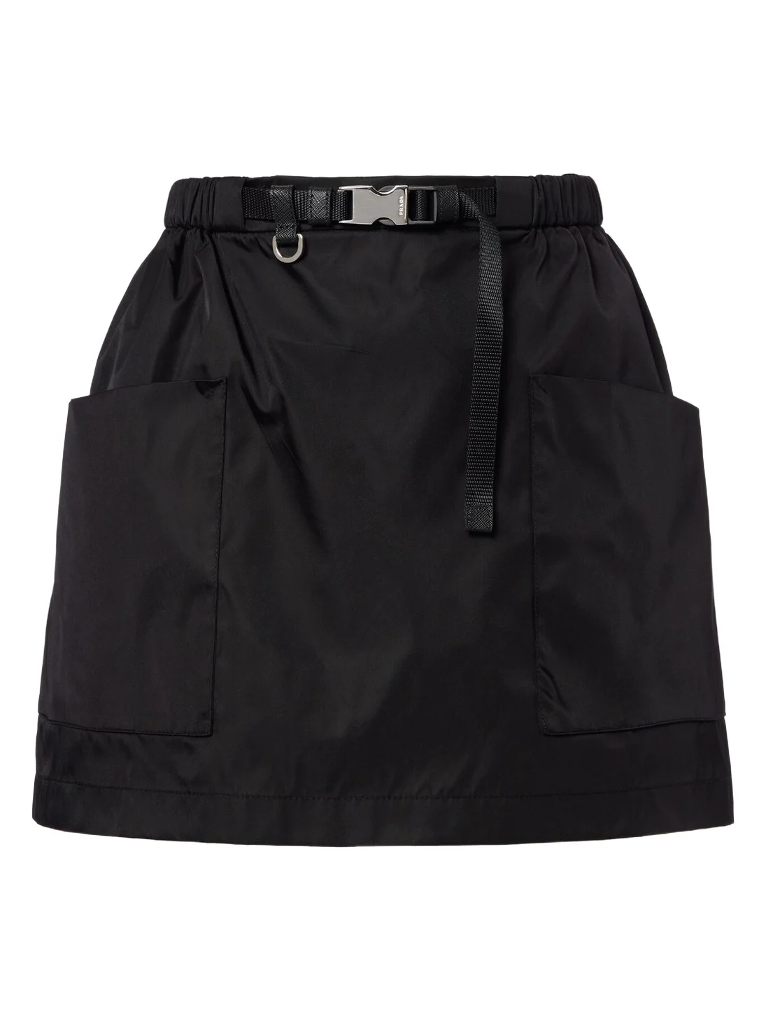 Re-Nylon belted miniskirt Re-Nylon belted miniskirt