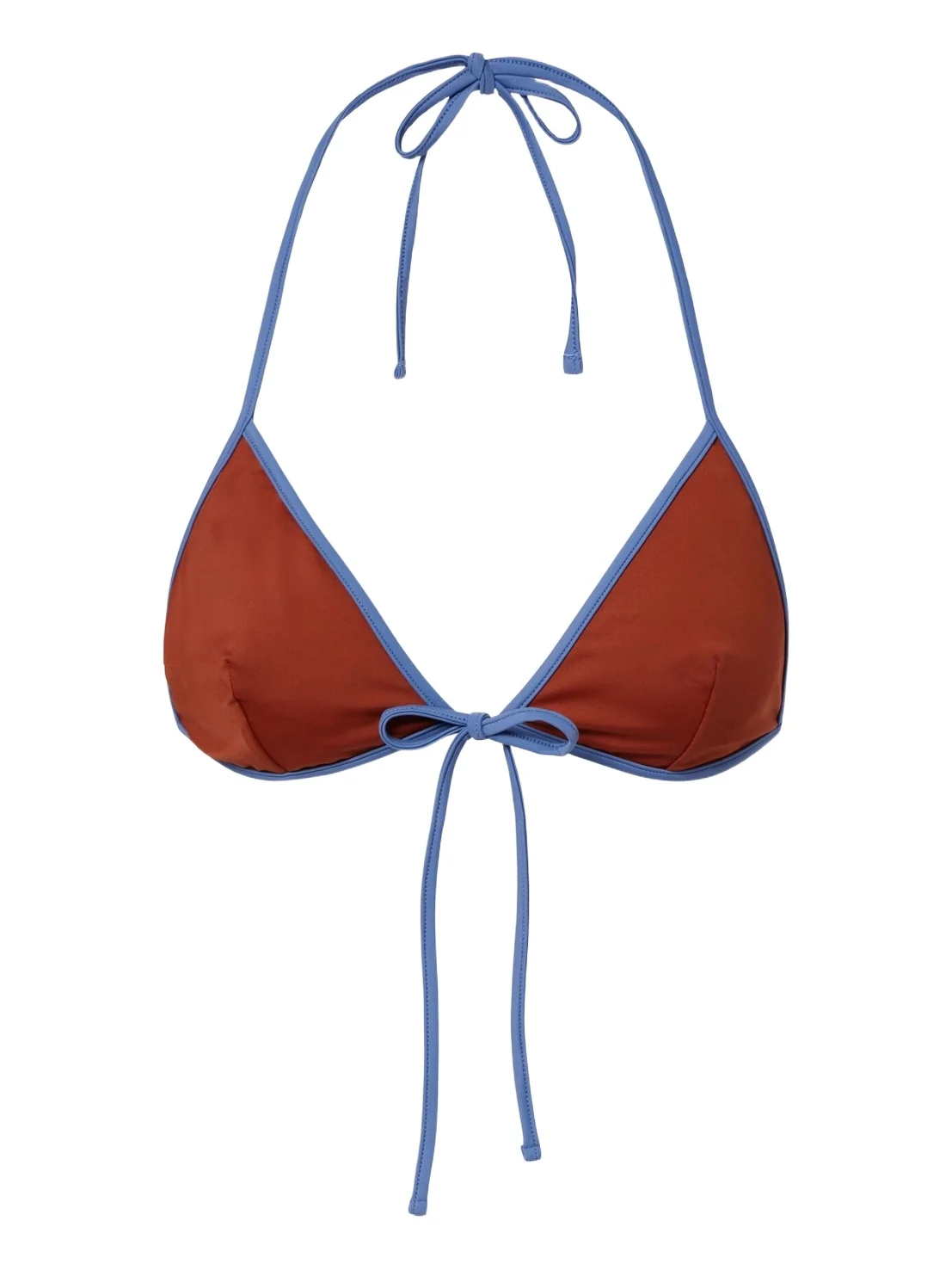 Prada Logo triangle bikini top