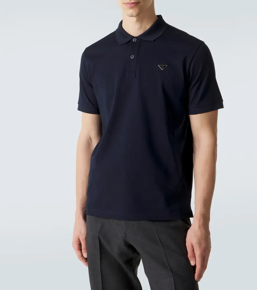 Prada Cotton piqué polo shirt | Thumbnail 2 Prada Cotton piqué polo shirt | Thumbnail 2