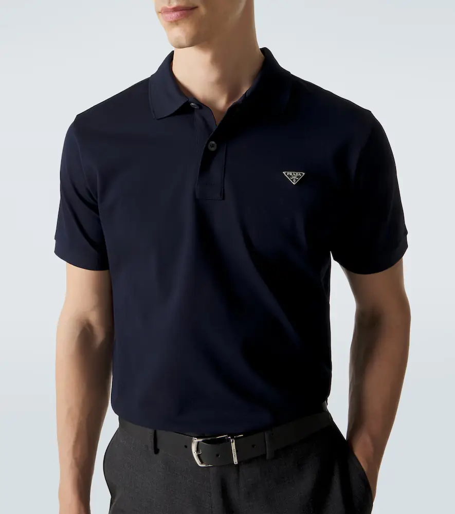 Prada Cotton piqué polo shirt | Thumbnail 3 Prada Cotton piqué polo shirt | Thumbnail 3
