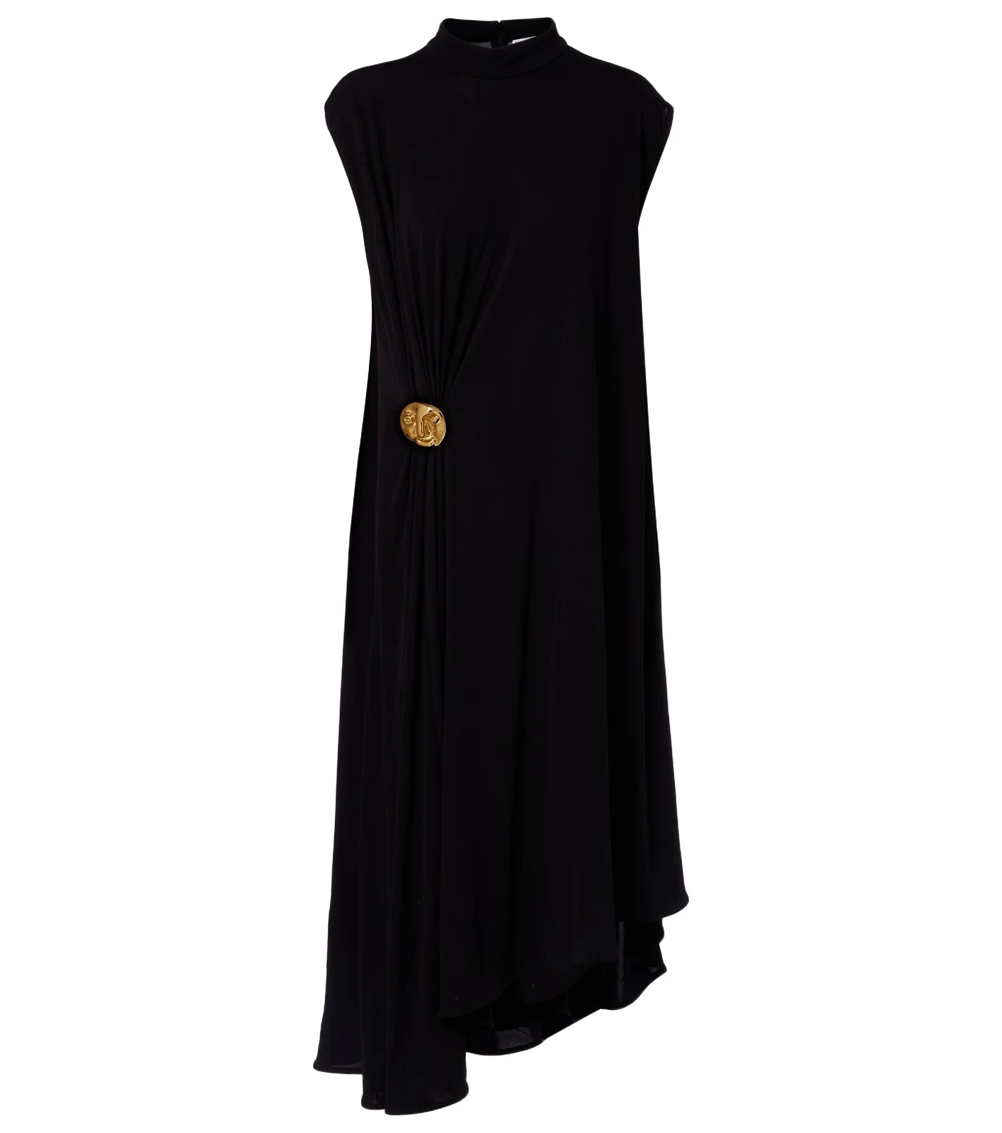 Asymmetric crêpe jersey cocktail dress Asymmetric crêpe jersey cocktail dress