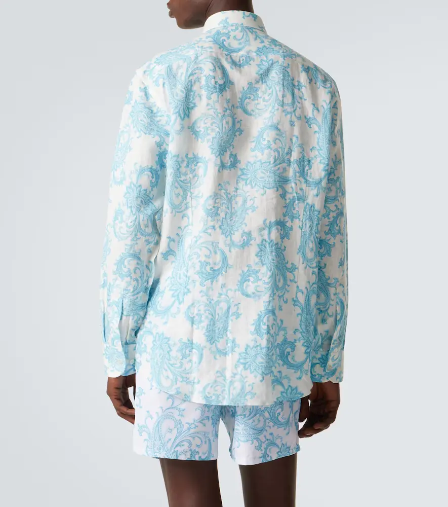 Etro Paisley linen shirt | Thumbnail 2 Etro Paisley linen shirt | Thumbnail 2