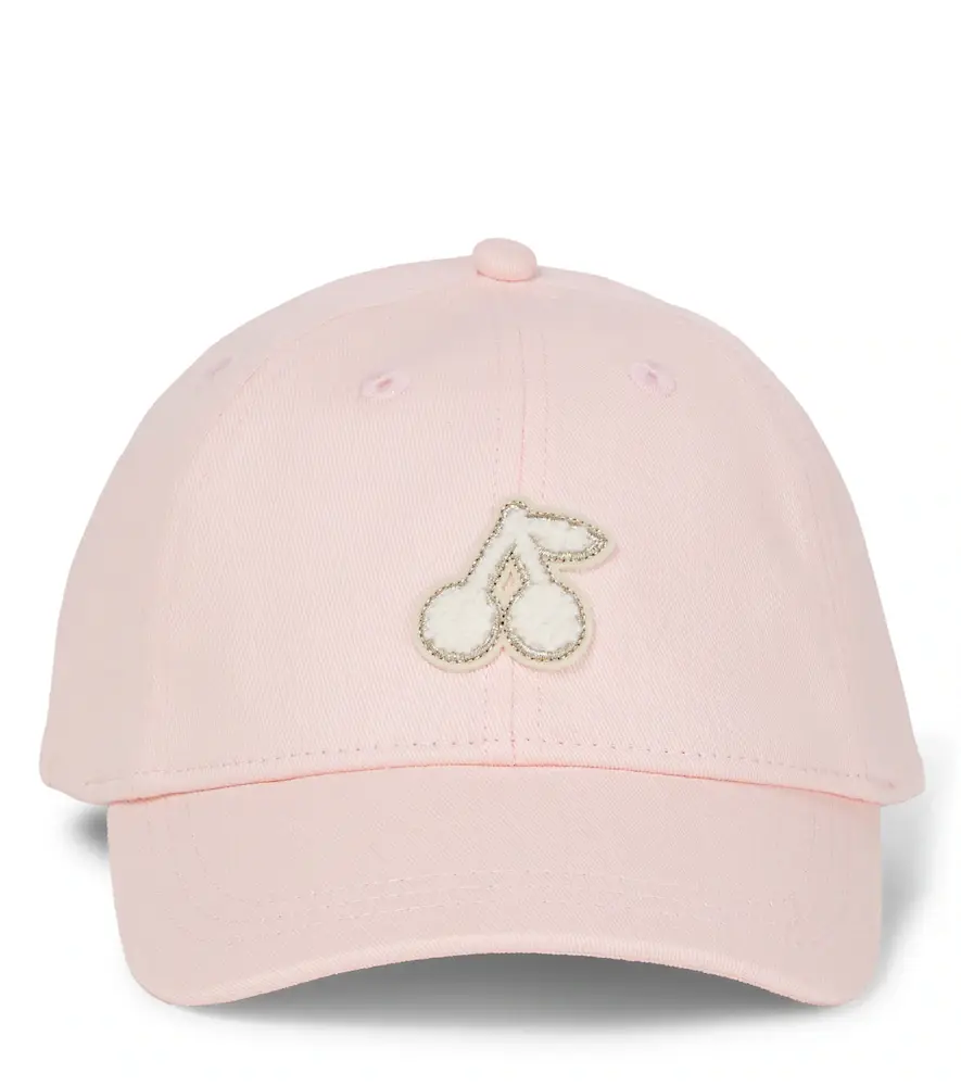 Bonpoint Lyna bow-detail cotton baseball cap | Image 1 Bonpoint Lyna bow-detail cotton baseball cap | Image 1