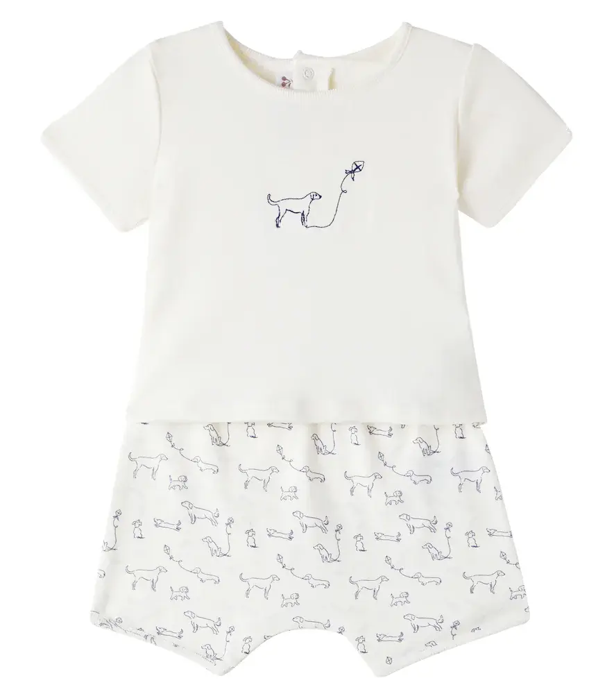 Bonpoint Baby Fanilo T-shirt and shorts set | Image 1 Bonpoint Baby Fanilo T-shirt and shorts set | Image 1