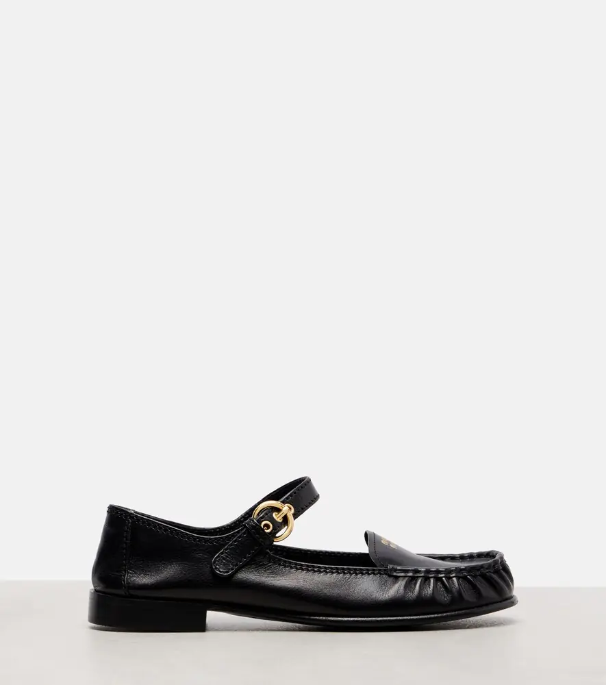 Miu Miu Leather loafers | Thumbnail 6 Miu Miu Leather loafers | Thumbnail 6