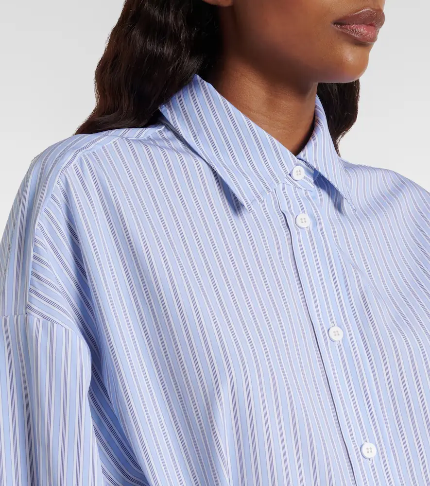 The Attico Striped cotton shirt dress | Thumbnail 2