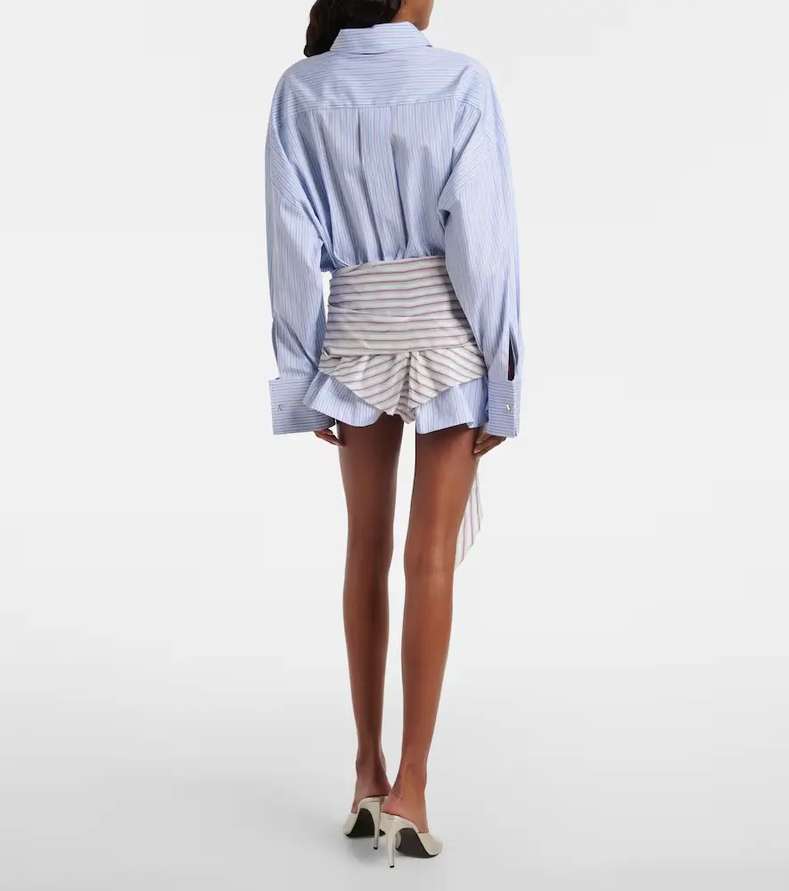 The Attico Striped cotton shirt dress | Thumbnail 4