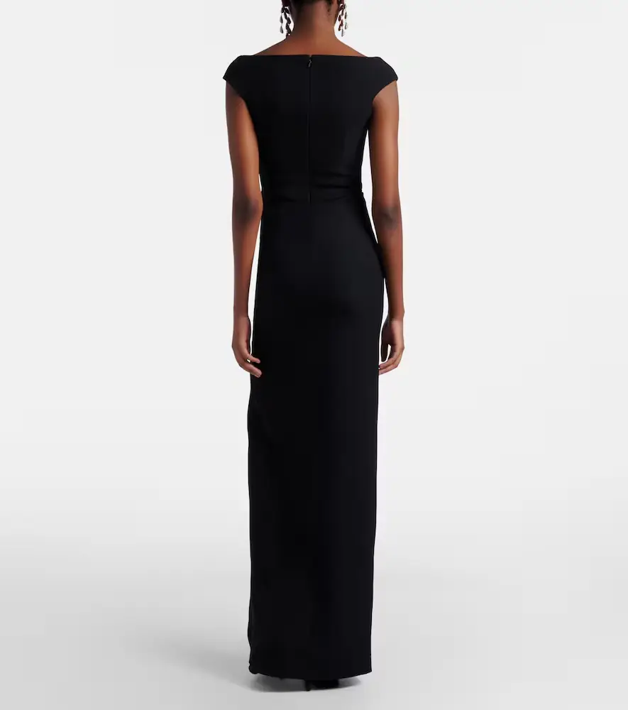 Safiyaa Lucrezia embellished crêpe gown | Thumbnail 3 Safiyaa Lucrezia embellished crêpe gown | Thumbnail 3