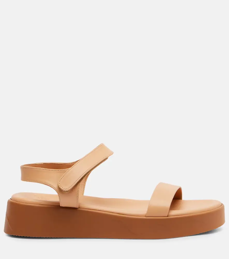 Ancient Greek Sandals Leather platform sandals | Thumbnail 2