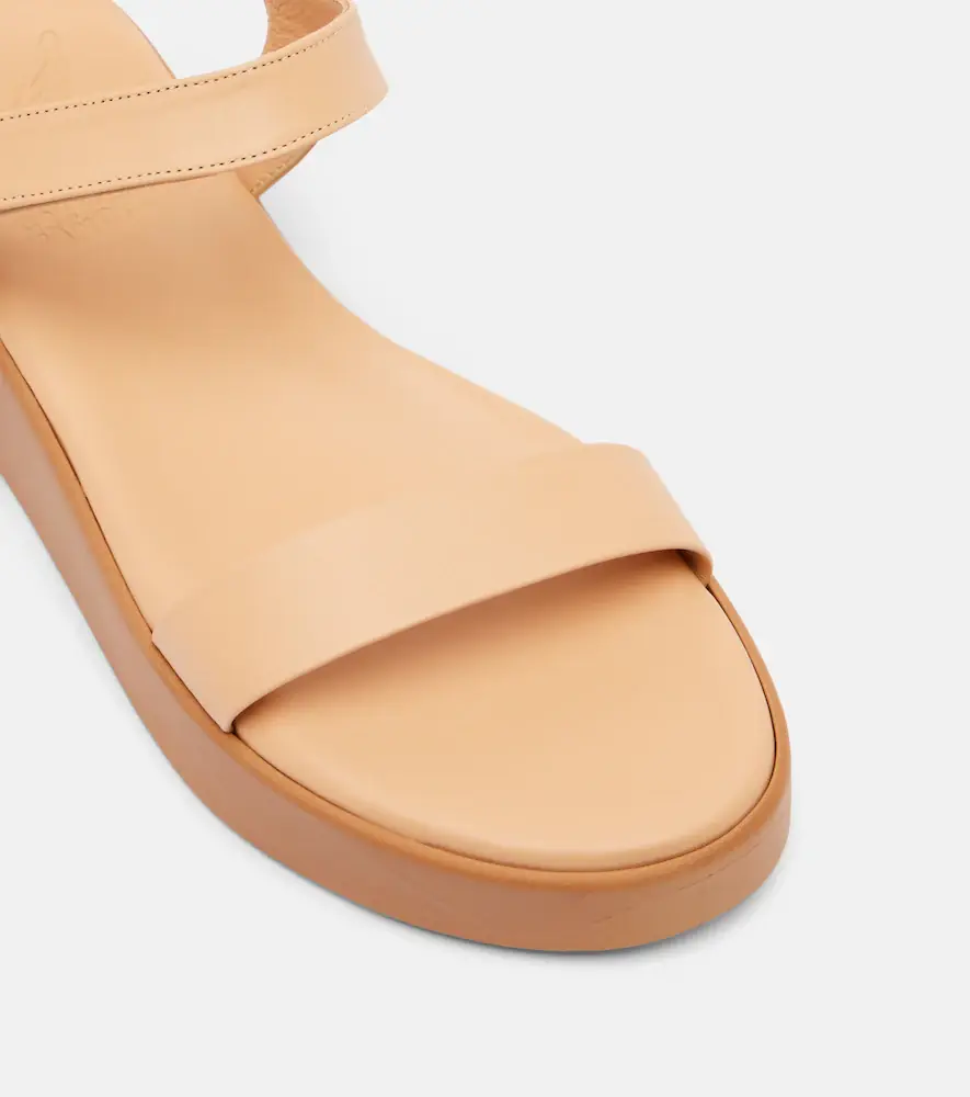 Ancient Greek Sandals Leather platform sandals | Thumbnail 3