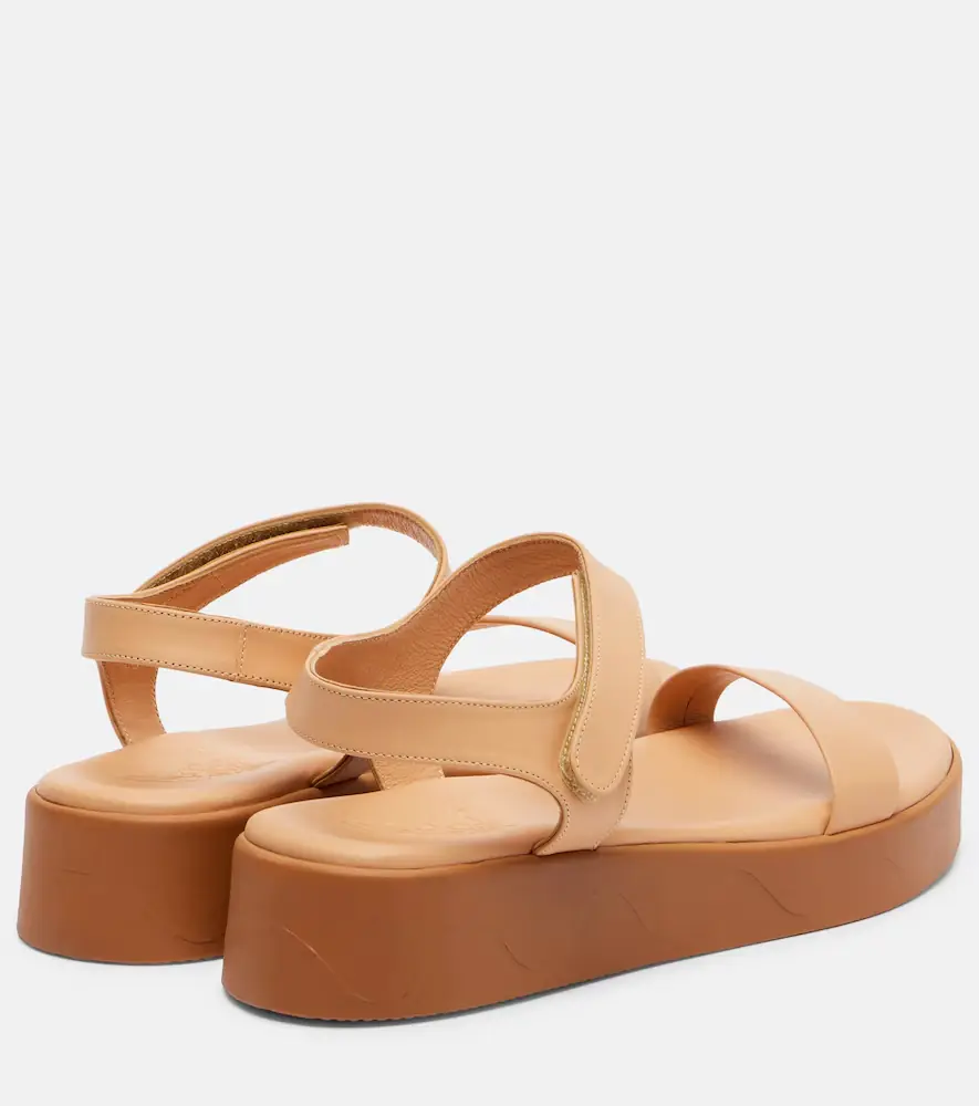 Ancient Greek Sandals Leather platform sandals | Thumbnail 4