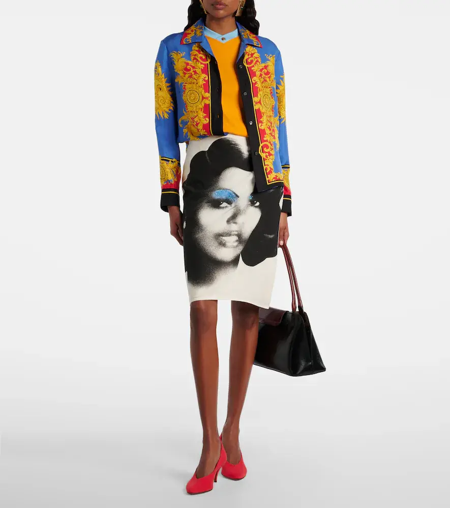 Versace Vivienne Medium leather shoulder bag | Thumbnail 4