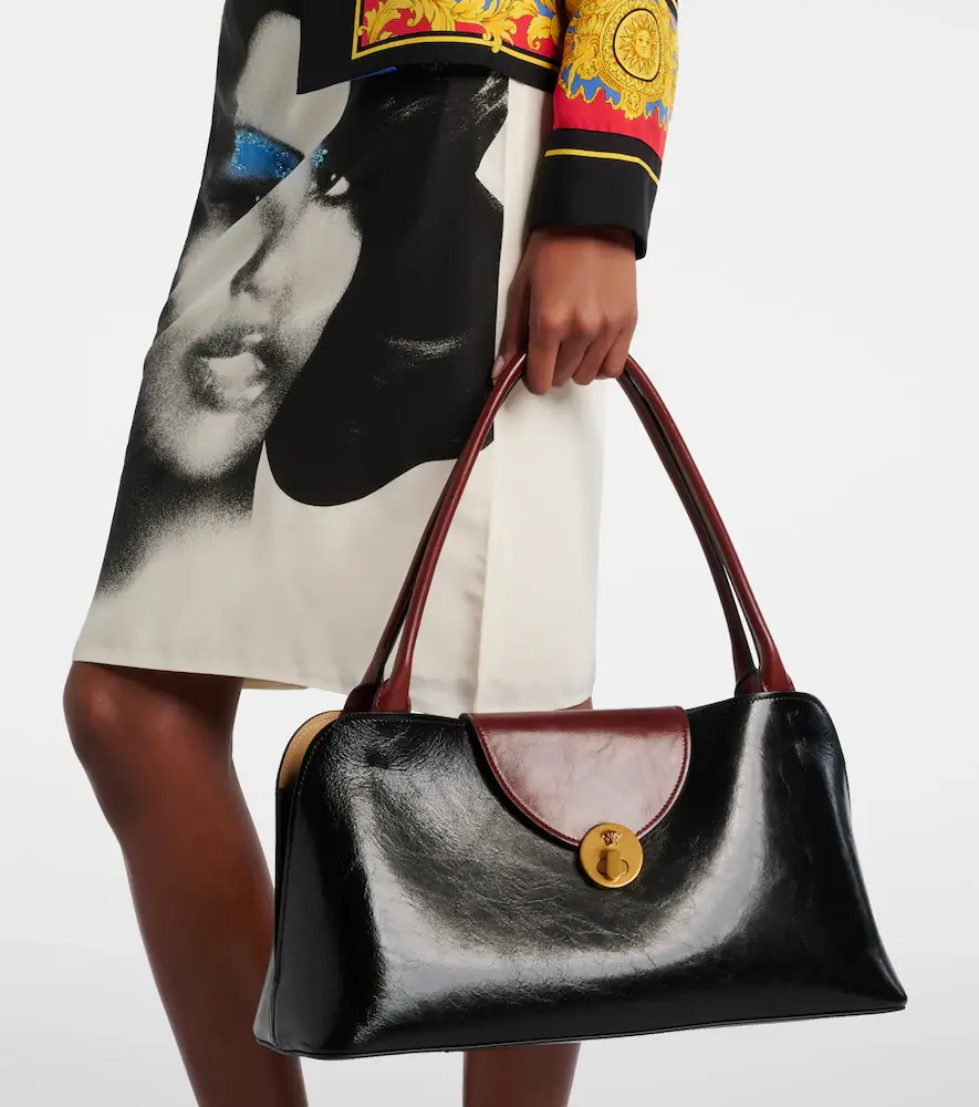 Versace Vivienne Medium leather shoulder bag | Thumbnail 5