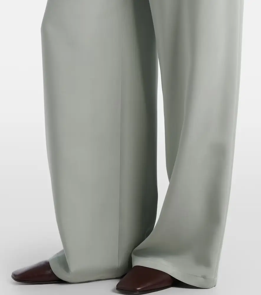 Max Mara Maga silk-blend satin wide-leg pants | Thumbnail 5 Max Mara Maga silk-blend satin wide-leg pants | Thumbnail 5
