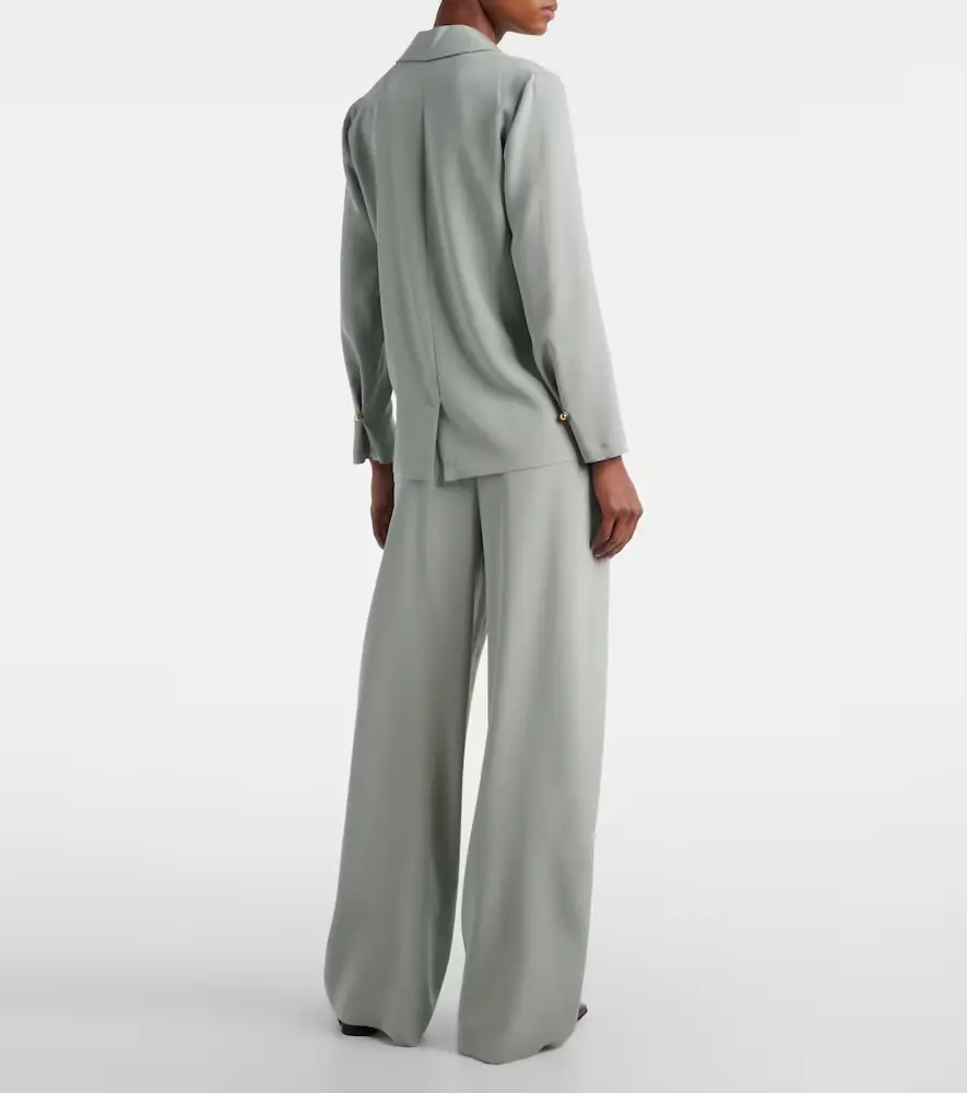 Max Mara Maga silk-blend satin wide-leg pants | Thumbnail 6 Max Mara Maga silk-blend satin wide-leg pants | Thumbnail 6