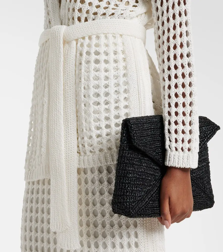 Max Mara Gelo open-knit cotton wrap cardigan | Thumbnail 6 Max Mara Gelo open-knit cotton wrap cardigan | Thumbnail 6