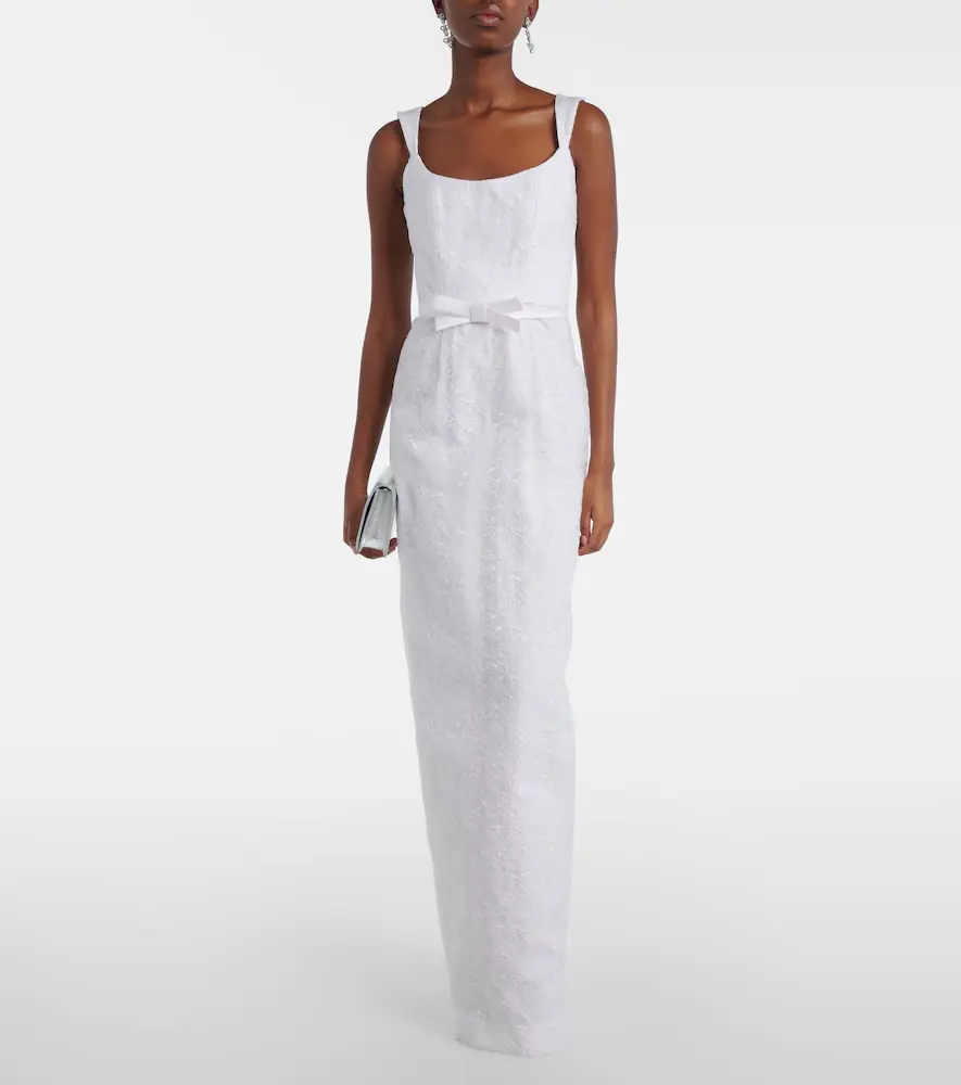 Markarian Bridal Robin floral jacquard gown | Thumbnail 2 Markarian Bridal Robin floral jacquard gown | Thumbnail 2
