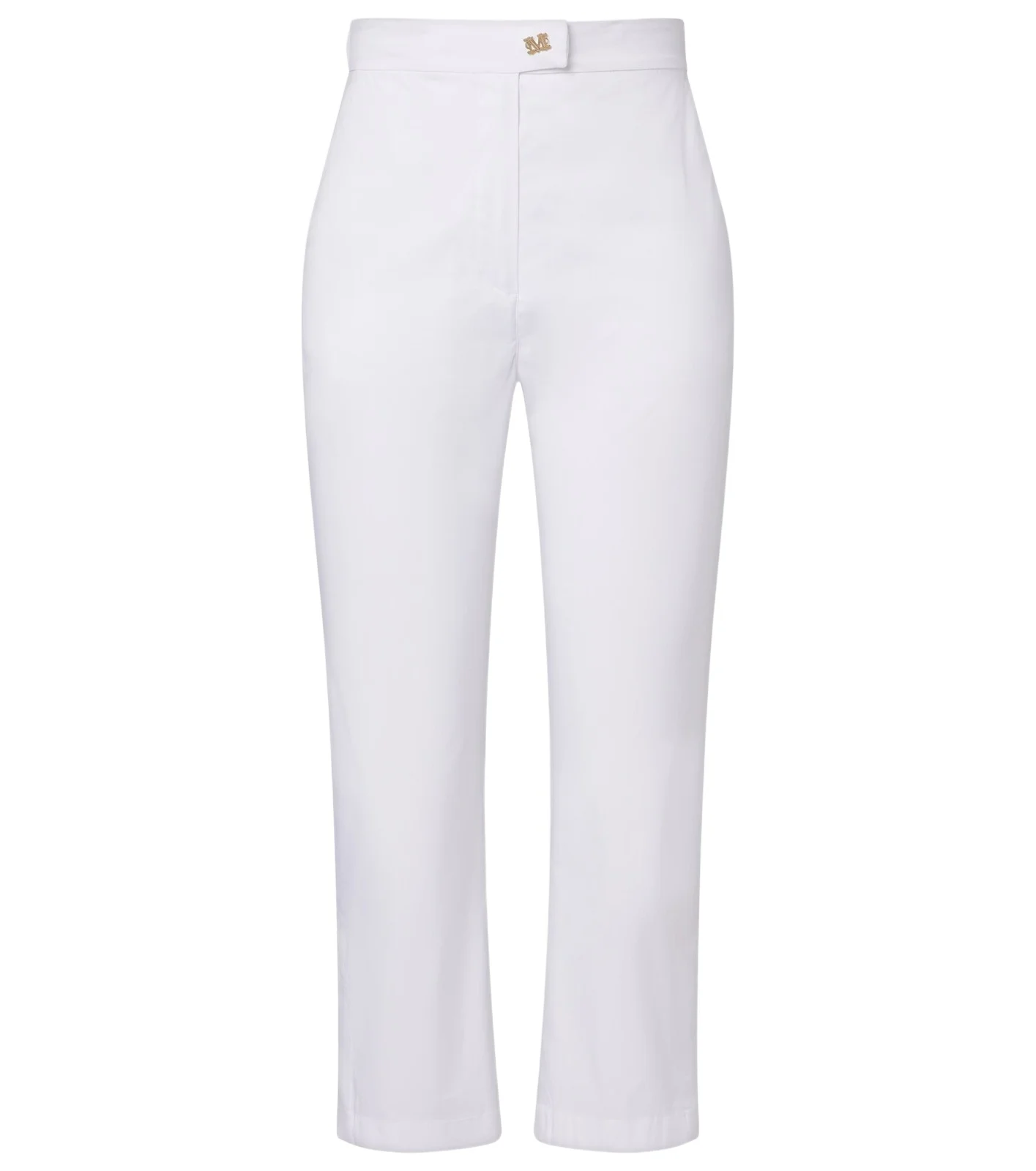 Curve cotton-blend cropped straight pants Curve cotton-blend cropped straight pants