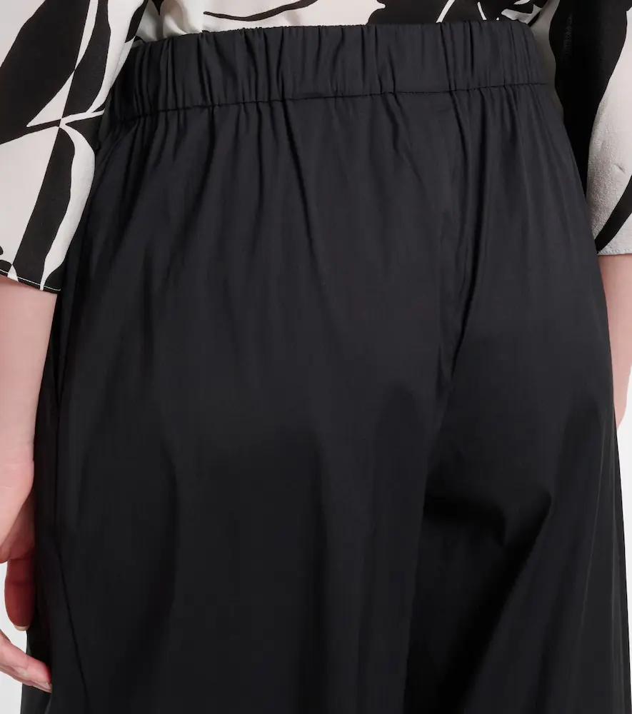 Max Mara Pece cropped cotton-blend wide-leg pants | Thumbnail 4 Max Mara Pece cropped cotton-blend wide-leg pants | Thumbnail 4