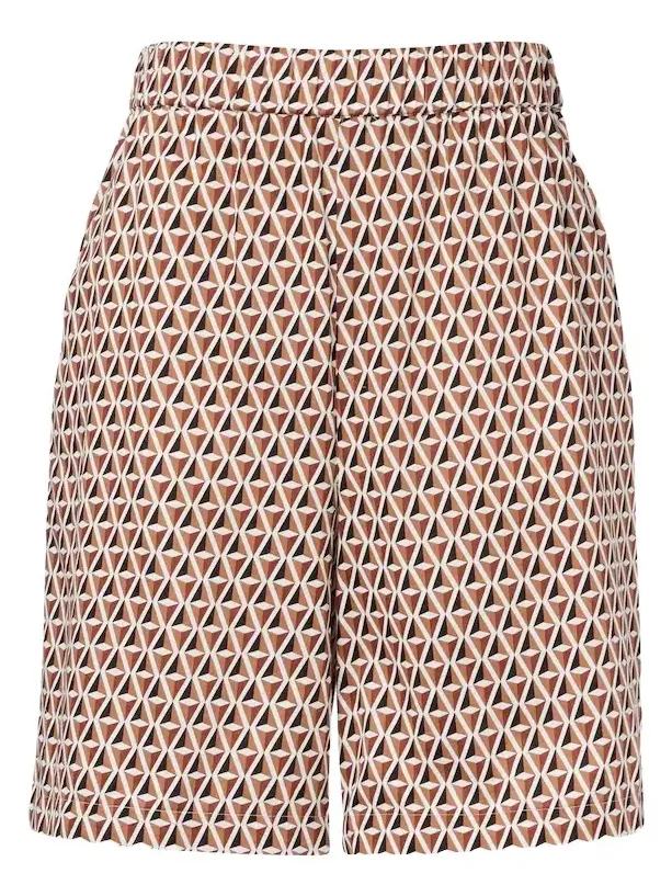 Omelia printed cotton Bermuda shorts Omelia printed cotton Bermuda shorts