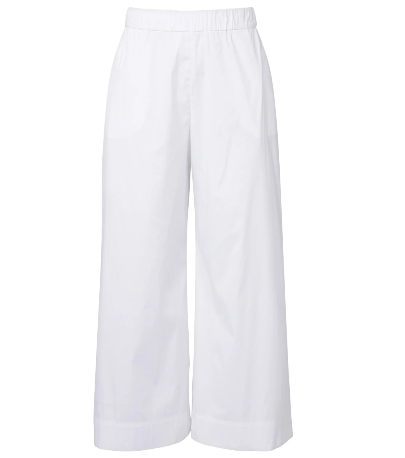 Pece cropped cotton-blend wide-leg pants Pece cropped cotton-blend wide-leg pants