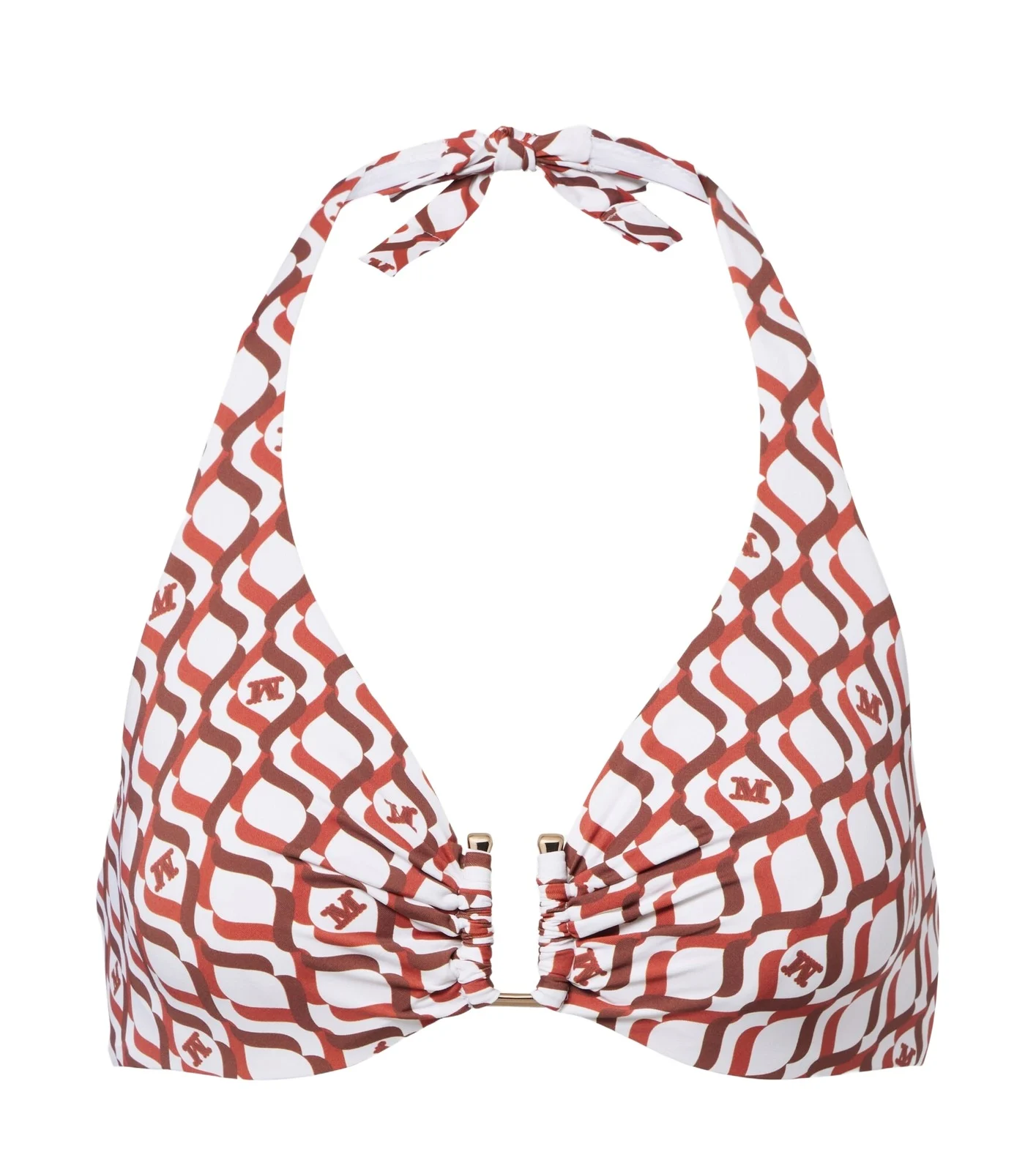 Avena printed halterneck bikini top Avena printed halterneck bikini top