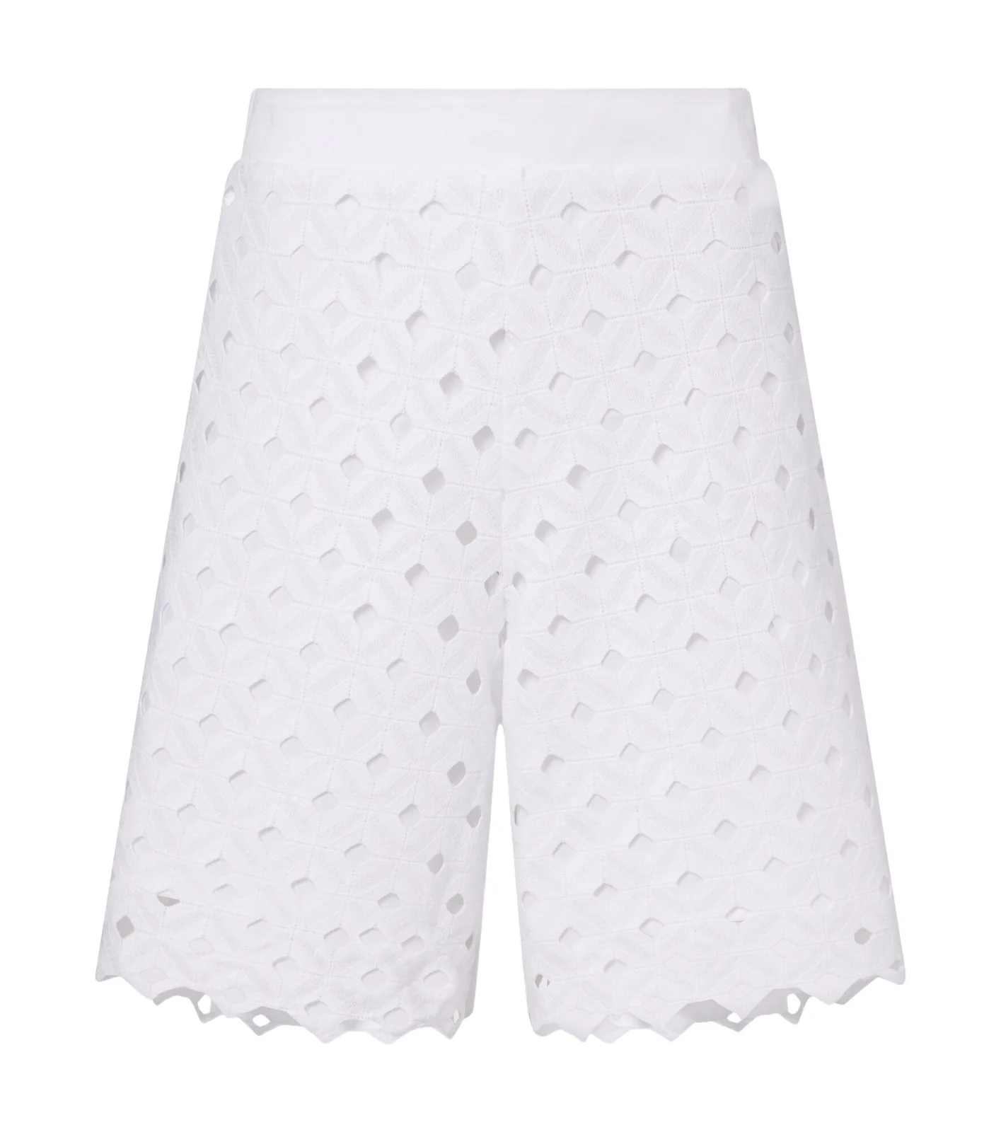 Max Mara Uguale broderie anglaise Bermuda shorts