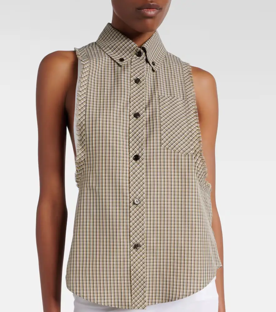 Versace Checked cotton shirt | Thumbnail 4 Versace Checked cotton shirt | Thumbnail 4