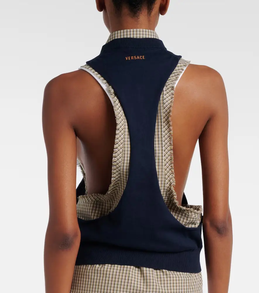 Versace Knitted cotton top | Thumbnail 4 Versace Knitted cotton top | Thumbnail 4
