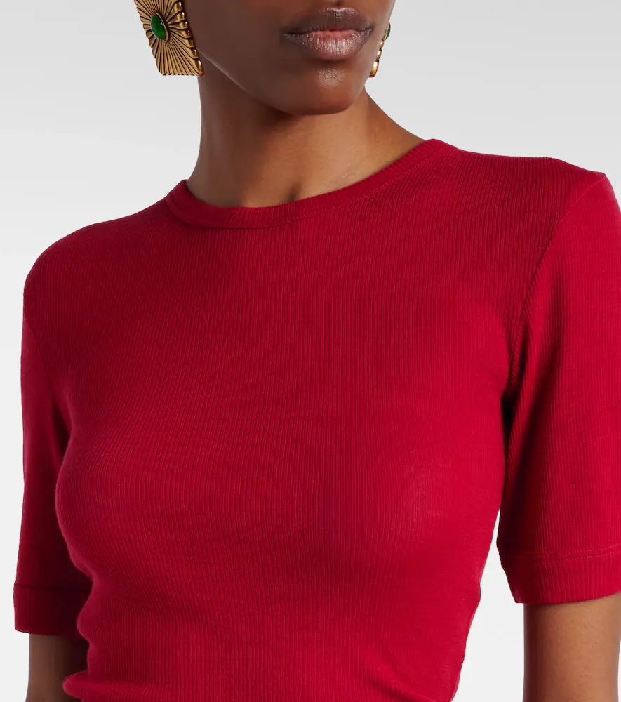 Versace Medusa virgin wool T-shirt | Thumbnail 4 Versace Medusa virgin wool T-shirt | Thumbnail 4