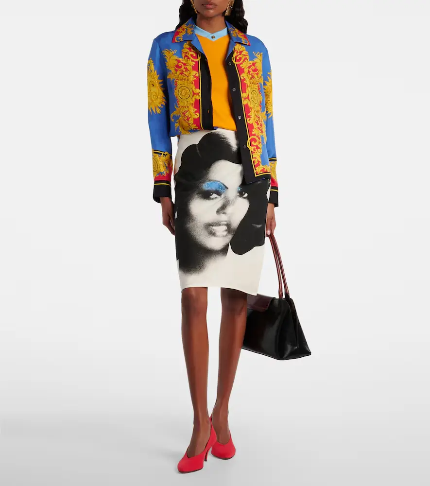 Versace Medusa cotton-blend jersey T-shirt | Thumbnail 2 Versace Medusa cotton-blend jersey T-shirt | Thumbnail 2