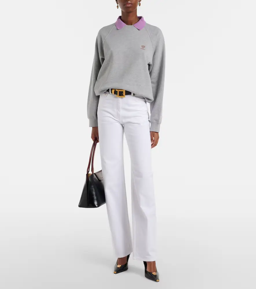 Versace Cotton jersey sweatshirt | Thumbnail 2