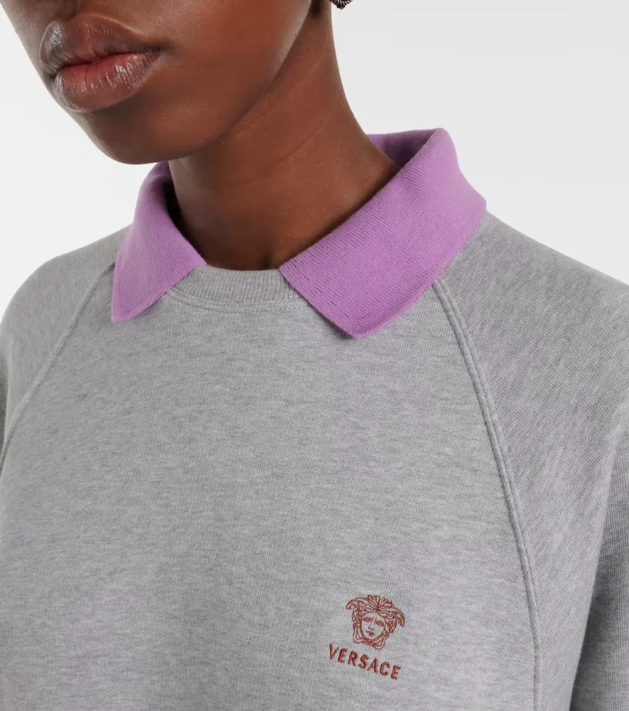 Versace Cotton jersey sweatshirt | Thumbnail 3
