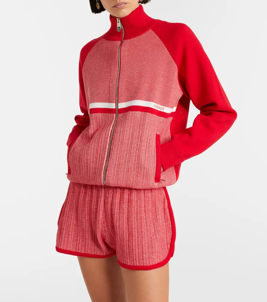 Versace Cotton-blend jacquard jacket | Thumbnail 6 Versace Cotton-blend jacquard jacket | Thumbnail 6