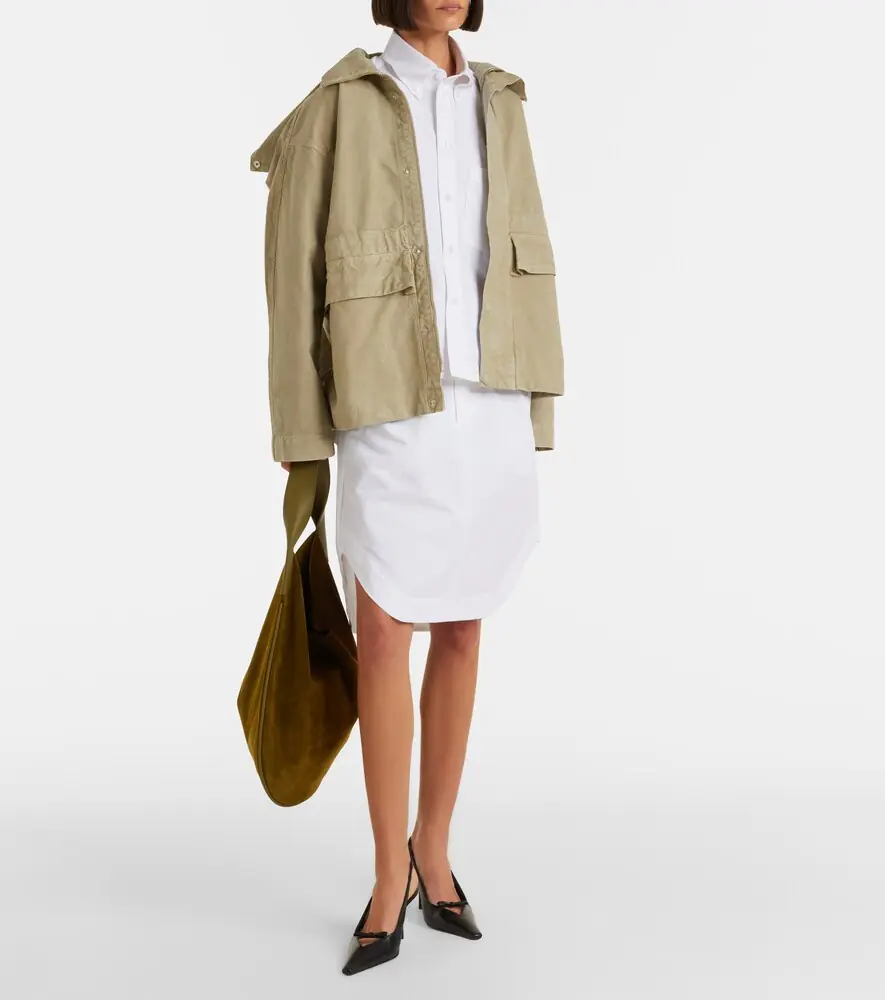Victoria Beckham Cotton cargo skirt | Thumbnail 3 Victoria Beckham Cotton cargo skirt | Thumbnail 3
