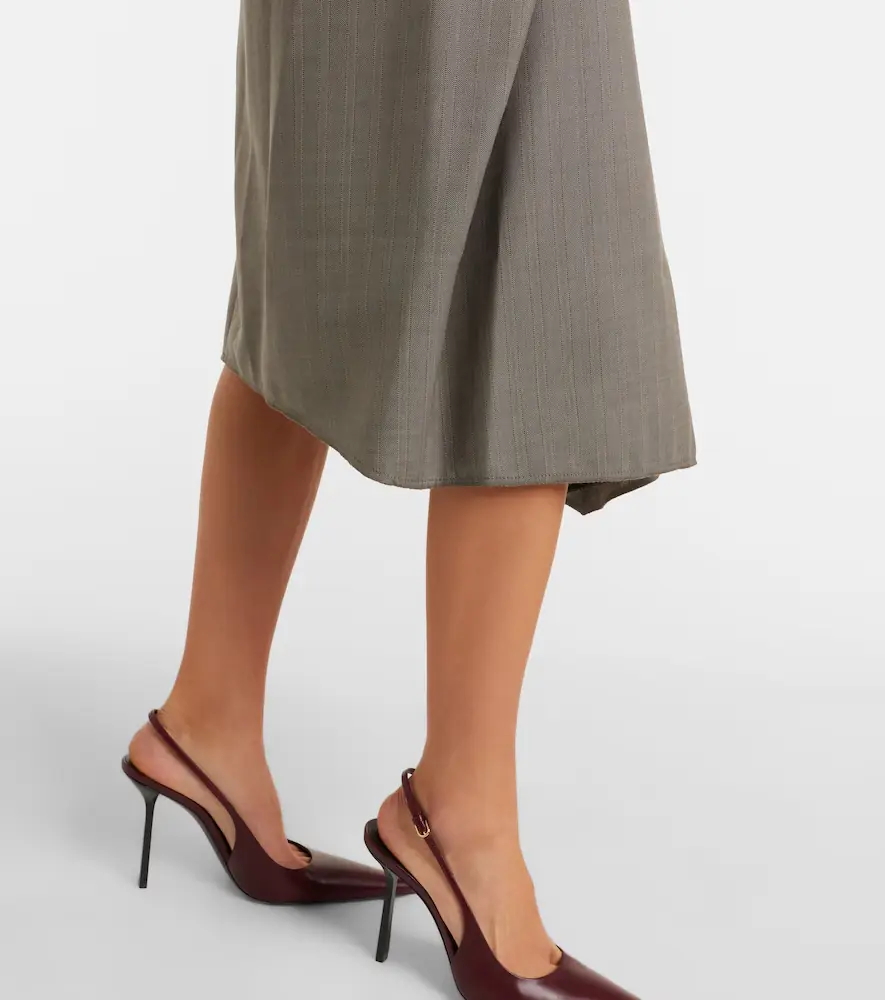 Victoria Beckham Asymmetric virgin wool midi skirt | Thumbnail 6 Victoria Beckham Asymmetric virgin wool midi skirt | Thumbnail 6