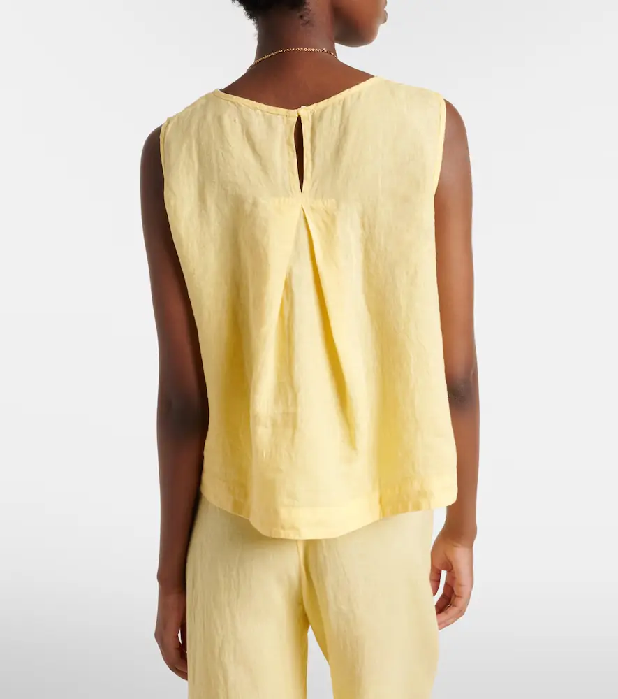 Velvet Maxine linen top | Thumbnail 5